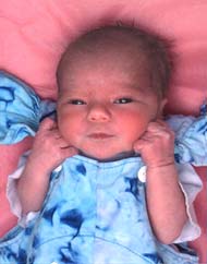 Kayla's 1st portrait - 2 days old