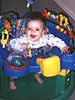 Playing in my exersaucer