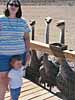 Me & Mommy at the ostrich farm